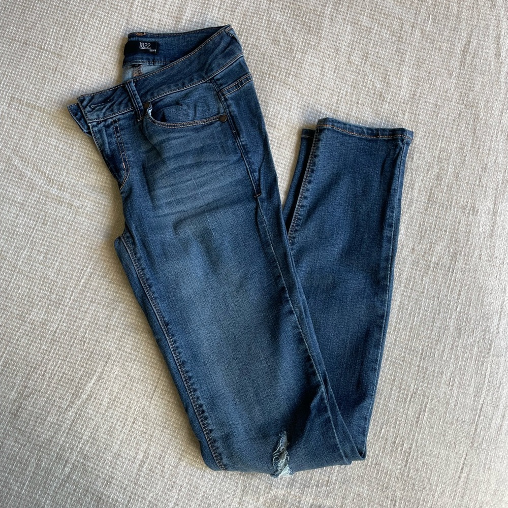 1822 Denim Skinny Jeans, Size 26